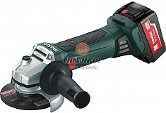 Аккумуляторная угловая шлифмашина Metabo W 18 LTX 125 Quick 4,0