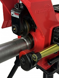 Накатка желобков на трубе желобонакатчиком Remmers Mustang 2"-8"