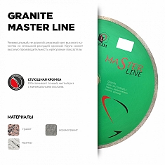 Характеристики и применение алмазного отрезного круга Diam Master Line 1A1R Корона Granite 250 мм Характеристики и применение алмазного отрезного круга Diam Master Line 1A1R Корона Granite 250 мм