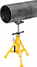 Использование регулируемой роликовой опоры для труб Rems Herkules XL 12