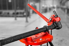 Использование сложнорычажного трубного ключа Ridgid S-4A Использование сложнорычажного трубного ключа Ridgid S-4A