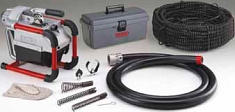Комплектация прочистной машины секционного типа Ridgid K-60SP Комплектация прочистной машины секционного типа Ridgid K-60SP
