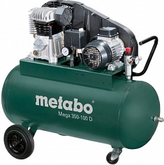 Компрессор масляный трехфазный Metabo Mega 350-100 D Компрессор масляный трехфазный Metabo Mega 350-100 D