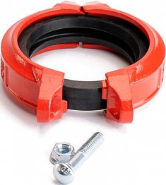 Конструкция муфты грувлока жесткой стандартной Lede XGQT1-168 Конструкция муфты грувлока жесткой стандартной Lede XGQT1-168