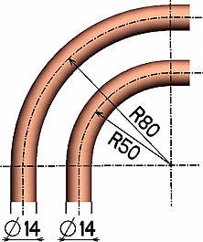 Концентрический радиальный сегмент трубогиба электрического механического Virax Eurostem II 12-14-16-18-22 мм Концентрический радиальный сегмент трубогиба электрического механического Virax Eurostem II 12-14-16-18-22 мм