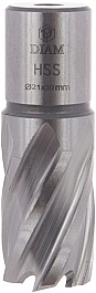 Корончатое сверло по металлу Diam HSS 21×30мм Корончатое сверло по металлу Diam HSS 21×30мм