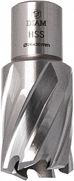 Корончатое сверло по металлу Diam HSS 26×30мм Корончатое сверло по металлу Diam HSS 26×30мм