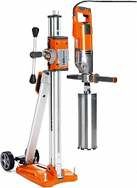 Крепление дрели алмазного бурения Husqvarna DM 220 к стенду Крепление дрели алмазного бурения Husqvarna DM 220 к стенду