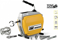 Машина для прочистки канализационных труб Lehmann Rowo R600 с принадлежностями Машина для прочистки канализационных труб Lehmann Rowo R600 с принадлежностями