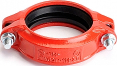 Муфта грувлок жесткая стандартная Lede XGQT1-133 вид сзади