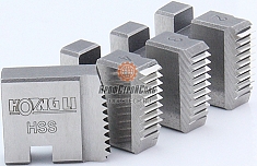 Плашки клуппа электрического резьбонарезного Hongli SQ30 1/2"-1 1/4" BSPT R HSS