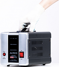 Применение автоматического стабилизатора напряжения Alteco HDR 2000