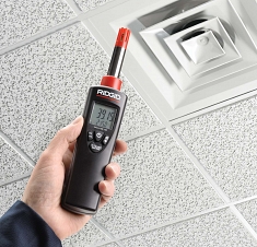 Применение измерителя температуры и влажности RIDGID micro HM-100 Применение измерителя температуры и влажности RIDGID micro HM-100