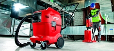 Применение рециркуляционных строительных пылесосов Hilti DD-WMS 100 Применение рециркуляционных строительных пылесосов Hilti DD-WMS 100