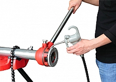 Применение резьбонарезной головки для ручного клуппа Kern BSPT R HSS 1/2" Применение резьбонарезной головки для ручного клуппа Kern BSPT R HSS 1/2"