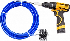 Применение троса для прочистки дымохода, вентиляции, труб Крокочист 8 мм × 7,6 м Применение троса для прочистки дымохода, вентиляции, труб Крокочист 8 мм × 7,6 м