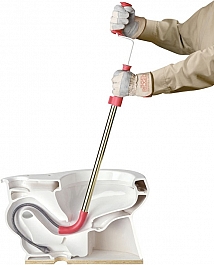 Применение туалетной спирали Ridgid K-6 Применение туалетной спирали Ridgid K-6