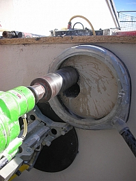 Применение универсального водосборного кольца для алмазного бурения Dr. Schulze WSR150 Применение универсального водосборного кольца для алмазного бурения Dr. Schulze WSR150