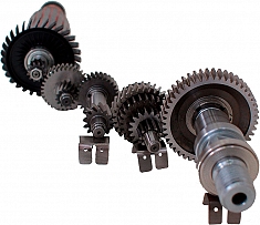 Редуктор и якорь двигателя алмазного сверления ProAlmaz PRO-353 EL Редуктор и якорь двигателя алмазного сверления ProAlmaz PRO-353 EL