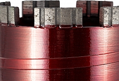 Сегменты алмазного сегментного сверла для сухого сверления с микроударом Diam Extra Line Titan Hit 102 мм