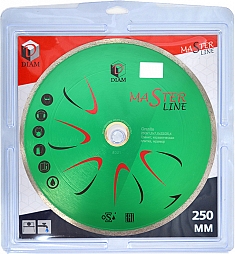 Упаковка алмазного отрезного круга Diam Master Line 1A1R Корона Granite 250 мм Упаковка алмазного отрезного круга Diam Master Line 1A1R Корона Granite 250 мм