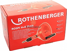 Упаковка ручной вертушки для прочистки труб Rothenberger Rospi 8 H+E Plus